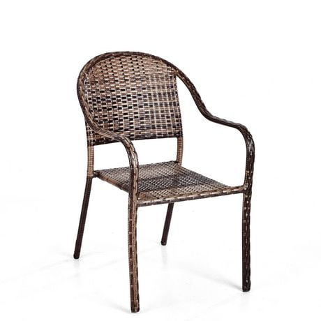 hometrends stacking wicker chair dining zoom