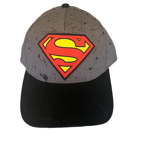 Superman Mens Classic Logo Curved Bill Snapback