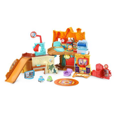 Jouet Enfants Voiture Set W Vtech Toot-Toot Drivers Cory Carson's Stay and Play maison 