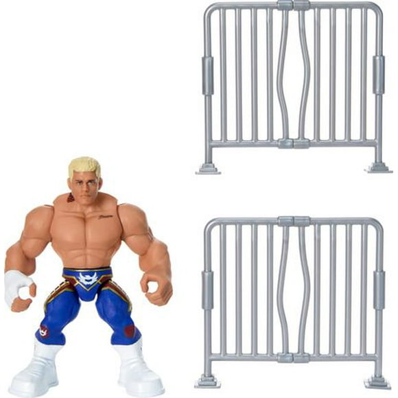 WWE Action Figure Knuckle Crunchers Cody Rhodes with Battle Accessory