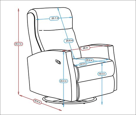 lennox milan swivel glider recliner