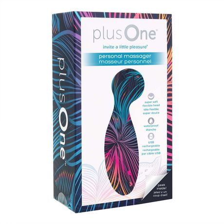 plusOne personal massager, Compact yet powerful, it packs a delightful punch.