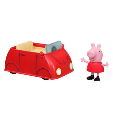 Peppa Pig Peppa’s Adventures Little Vehicles Little Red Car Toy with Figure, Ages 3 and Up