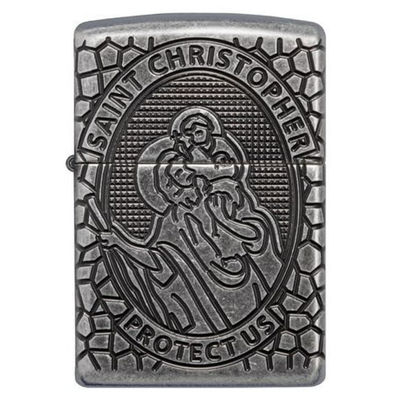 Zippo St Christopher Medal Design (49160)