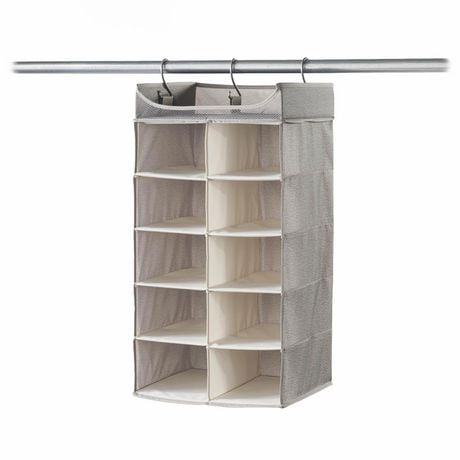 neatfreak! 2 Pack Hanging Horizontal Cubby Organizer with Top Shelf ...