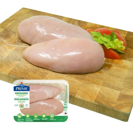 Poitrines de poulet désossées sans peau biologiques Prime 2 Poitrines