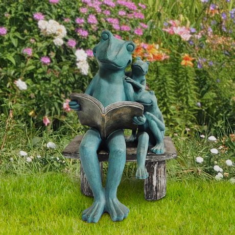 Angelo Décor Frog Storytime Statue