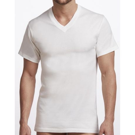 T-Shirt Premium à col  V en coton de Stanfield's pour hommes-Pack de 2