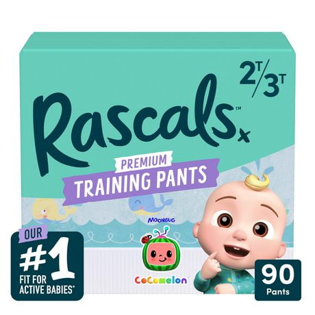 Rascals CoComelon Training Pants - Jumbo Box, Unisex, Sizes 2T-6T