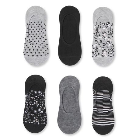 George Women's Leopard Liner Socks 6-Pack | Walmart Canada