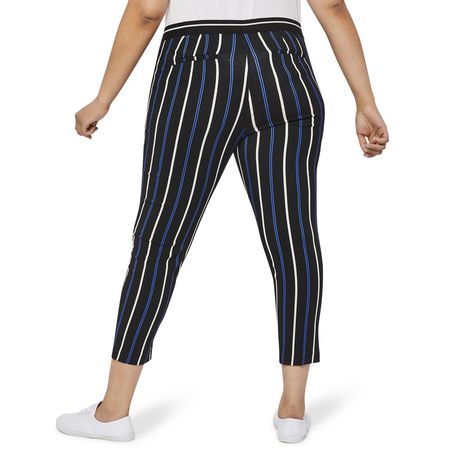 George Plus Women's Printed Pull On Ankle Length Dress Pants | Walmart ...