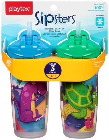 Verres Antifuites Sipsters De Playtex Baby Avec Paille Pour Enfants Walmart Canada