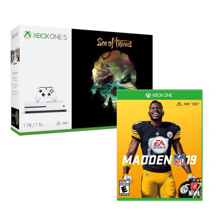 Xbox One S 1TB Console - Sea of Thieves Bundle includes Madden NFL