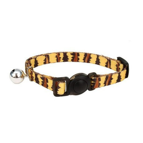 Pet Attire Tiger Stripe Adjustable Safety Beakaway Cat Collar, Breakaway Cat Collar