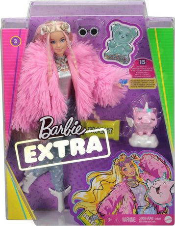 barbie extra fluffy pink jacket