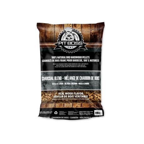 Pit Boss All Natural Barbecue Hardwood Charcoal Pellets, 20 Lb.