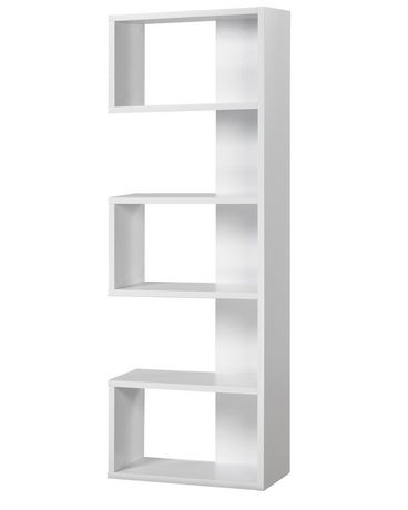 2 tier bookcase white