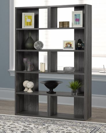 Multi-tier Bookcase, Dark Grey | Walmart Canada