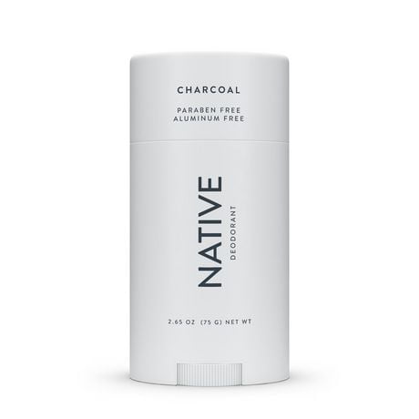 Native Natural Deodorant, Charcoal, Aluminum Free, 75g