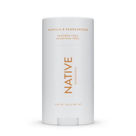 Native Natural Deodorant, Vanilla & Sandalwood, Aluminum Free, 75g
