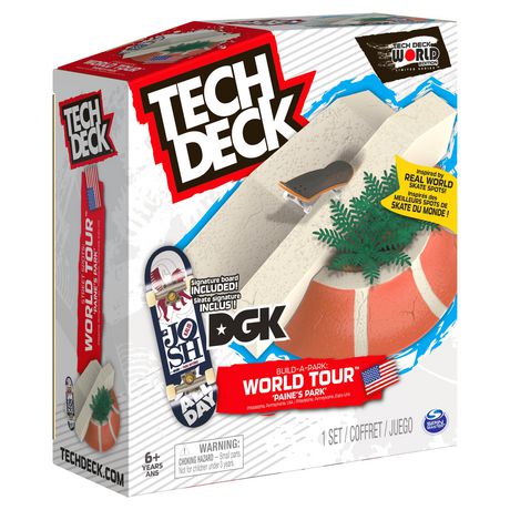 TECH DECK WORLD EDITION BUILD A PARK WORLD TOUR PAINE’S PARK W/ SIGNATURE BOARD 