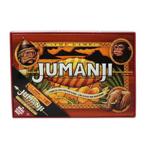 Jumanji - Jeu de société rétro classique des années 90 de luxe en bois