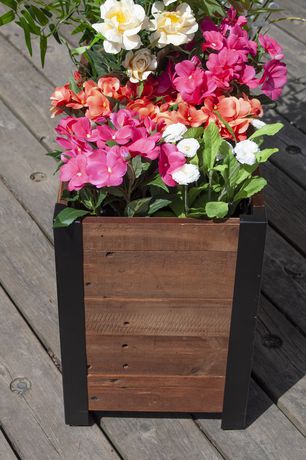 Grapevine Section Recycled Wood Planter Box Walmart Canada