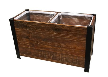 Grapevine Section Recycled Wood Planter Box | Walmart Canada