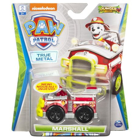 PAW Patrol, True Metal Marshall Collectible Die-Cast Vehicle, Jungle ...