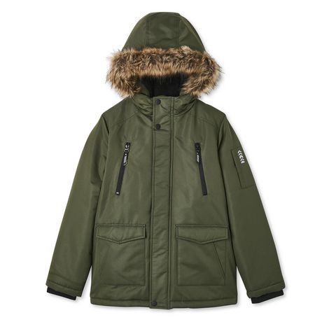 George Boys' Water-Repellent Parka | Walmart Canada