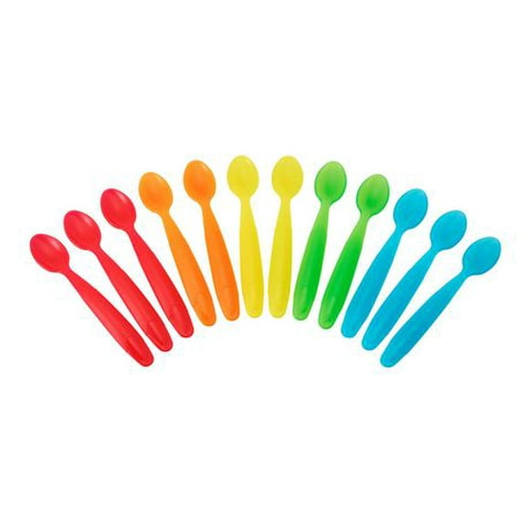 The First Years Take & Toss Infant Spoons - 12 pack, colours may vary, 12 pack