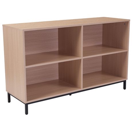 Dudley Oak Wood Grain Finish Bookshelf Walmart Canada