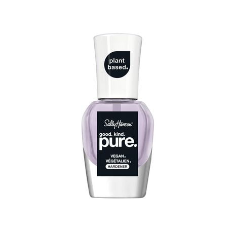 Sally Hansen Good. Kind. Pure™ Vegan Hardener, 100% vegan, 15-free* nail polish containing sustainable Bamboo and Marine Algae for extra care, Vegan Hardener