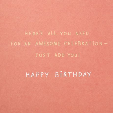 Carte De Souhaits Avec Signature De Fete D Anniversaire Hallmark Walmart Canada