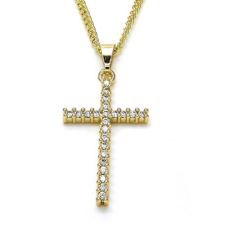 Ti amo Jewelry 14kt gold plated cross 18