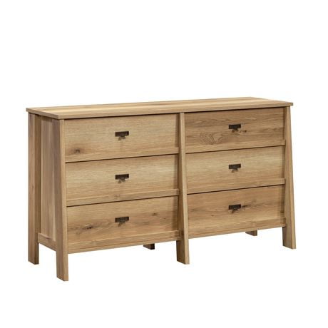 Sauder Trestle 6-Drawer Dresser