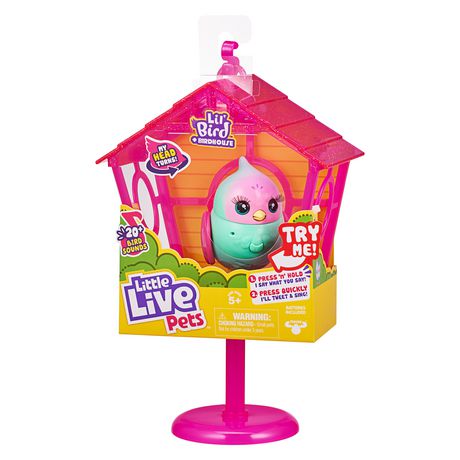 Little Live Pets Lil' Bird & Bird House - Pippa Peeps - Walmart.ca