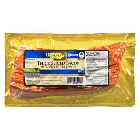 THICK SLICED BACON, 500 g