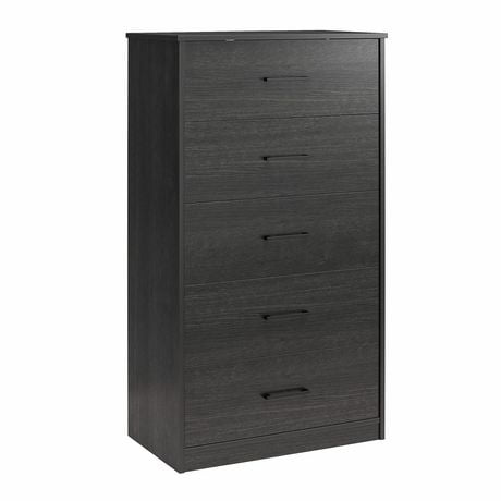 Ameriwood Home BrEZ Build Pearce Tall 5 Drawer Dresser