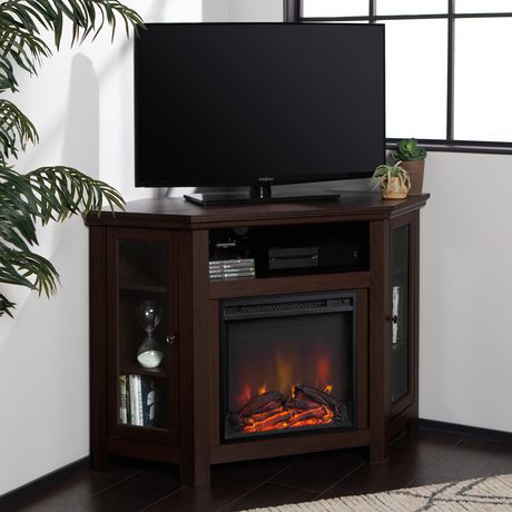 Manor Park Tall Corner Fireplace TV Stand for TV's up to ...