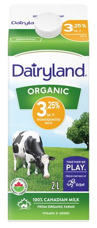 Dairyland 3.25% M.F. homogenized organic milk | Walmart Canada