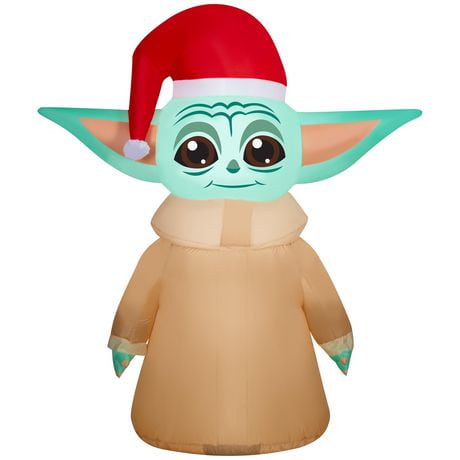 Airblown Stylized Grogu w/ Santa hat MD Star Wars | Walmart Canada