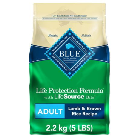 BLUE Life Protection Formula Adult Lamb & Brown Rice Dry Dog Food, 2.2kg