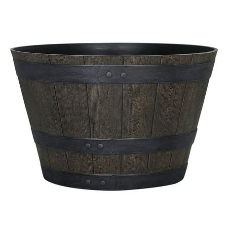 Whiskey Barrel Planter, Decorative Planter