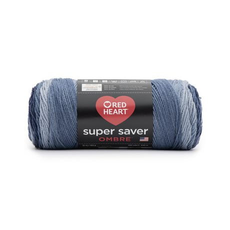 Red Heart® Super Saver® Ombre™ Yarn, Acrylic #4 Medium, 10oz/283g, 482 Yards, Gorgeous ombre yarn