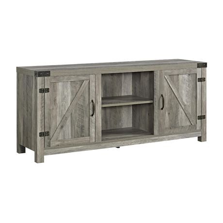 Manor Park Farmhouse Barn Door TV Stand for TV's up to 64"