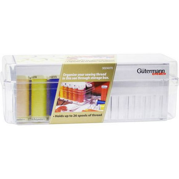 Gutermann Thread Storage Box, Holds up to 26 spools