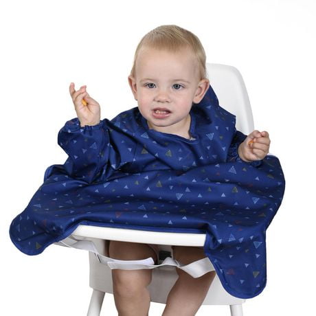 George Baby Baby Bib, Water resistant, Washable, Stain and Odor resistant, Oversized Coverall Bib