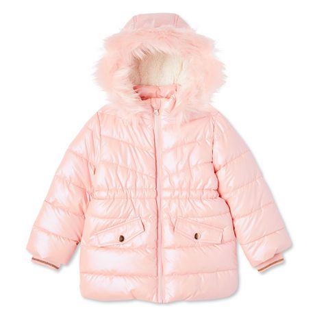 George Toddler Girls' Puffer Jacket - Walmart.ca