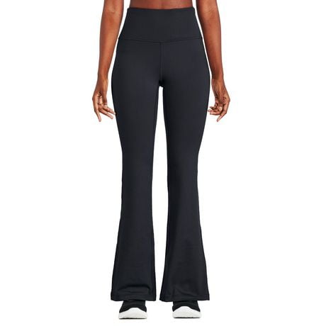 Athletic Works Women's Interlock knit Core Yoga Pant Black, Sizes XS-XXL